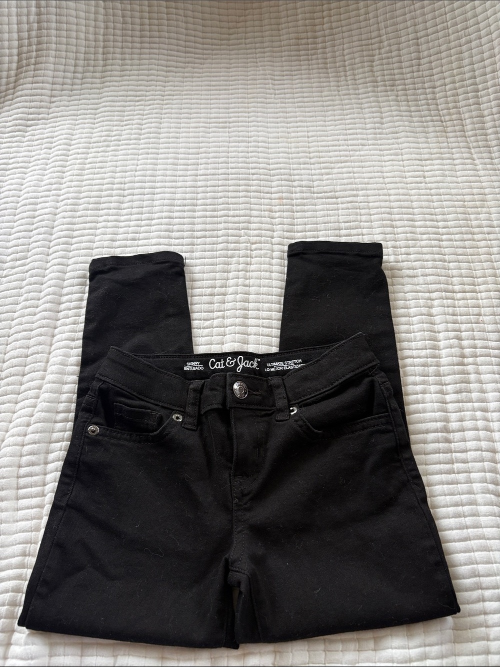 Cat & Jack Black Skinny Stretch Jeans